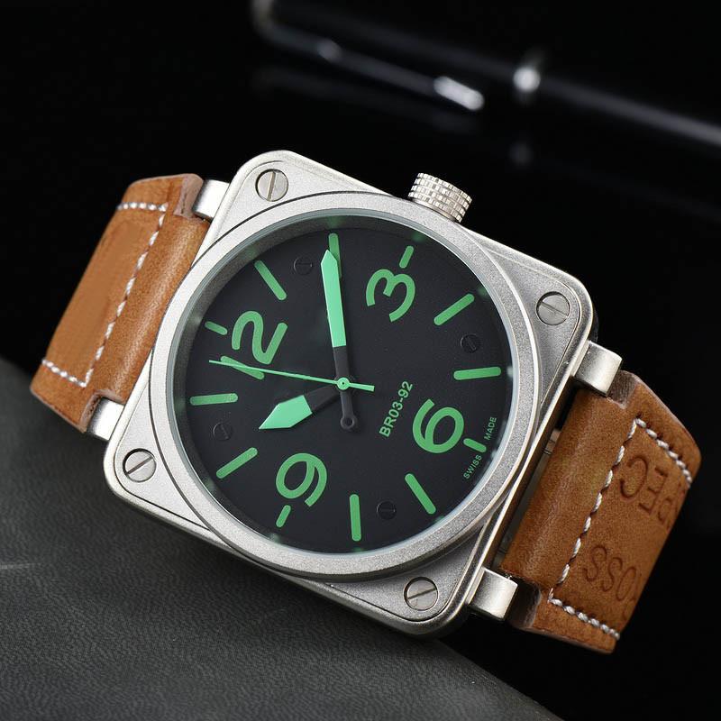 Men'S High Quality Square Mechanical Br Home Watch Fully Automatic Men'S Watch