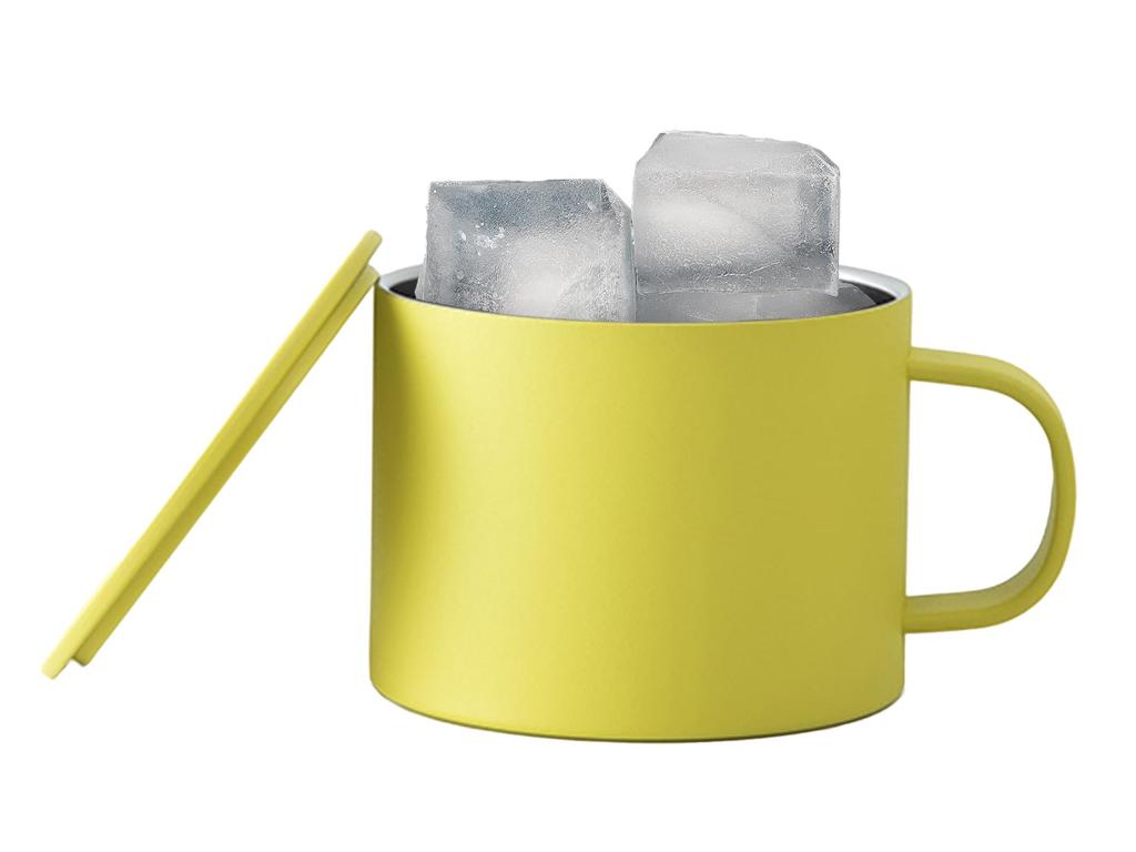 Peacock Stainless Steel Mug 280ml Insulating Vacuum Double Layer with Lid Matte Finish with Scale Durable Outdoor Interior Stylish Stick Coffee