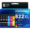 822xl Latest Upgrade Compatible Ink Cartridges Combo Pack Replacement for Epson 822 XL Use with Workforce Pro WF-3820 WF-3823 WF-4820 WF-4830 WF-4833