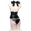 Erotic Small Sexy PU Bodycon Black [SENMHS] Sexy, Lingerie, Extreme, Breasts, Cute, Leather-Look Costume, Bondage, Lingerie, Enamel, PVC, Queen,
