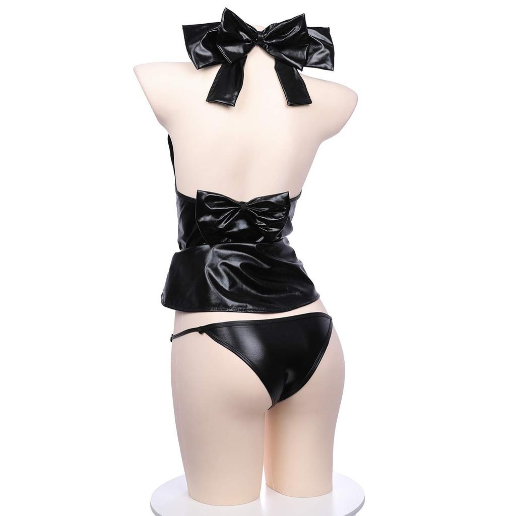 Erotic Small Sexy PU Bodycon Black [SENMHS] Sexy, Lingerie, Extreme, Breasts, Cute, Leather-Look Costume, Bondage, Lingerie, Enamel, PVC, Queen,