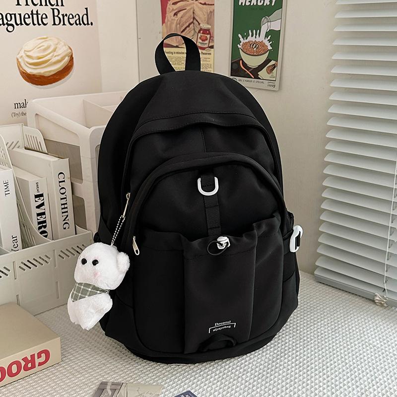 School bag style new fashion, retro contrasting colors college style school bag junior high school high school student backpack tide