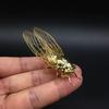 Exquisite Zink-Zinklegierung Tierstatue Mini Vintage Insektenskulptur Kreative Zikadenfigur Teeverkostung