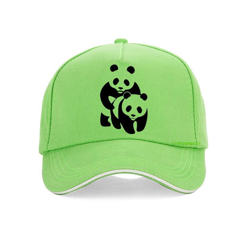 Funny Wrestling Panda Baseball Cap Fashion Brand Unisex Summer Cool Sun Hat Panda Unisex Adjustable Snapback Hats