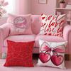 Holiday Valentine'S Day Cushion Cover Cushion Cover Set 4Pcs 50X50 45X45 40X40 Pillowcase Decorative Sofa Home Decor
