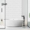 Bathroom Moisture-proof Wall Film 6Pcs Marble Pattern Peel And Stick Backsplash, Waterproof Brick Panels, Self Adhesive Stickers for Kitchen