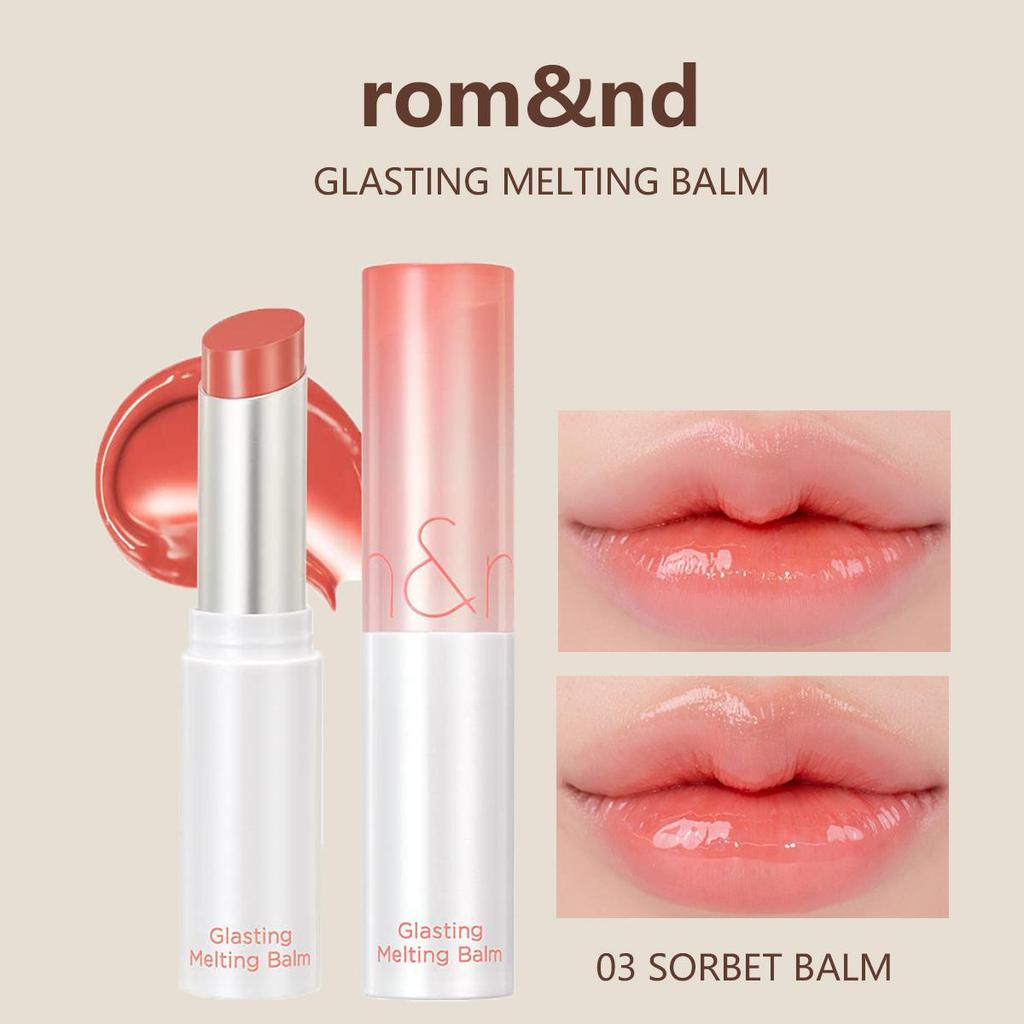 Rom&nd Romand GLASTING MELTING BALM 3.5g/0.12oz (8 Color Options)