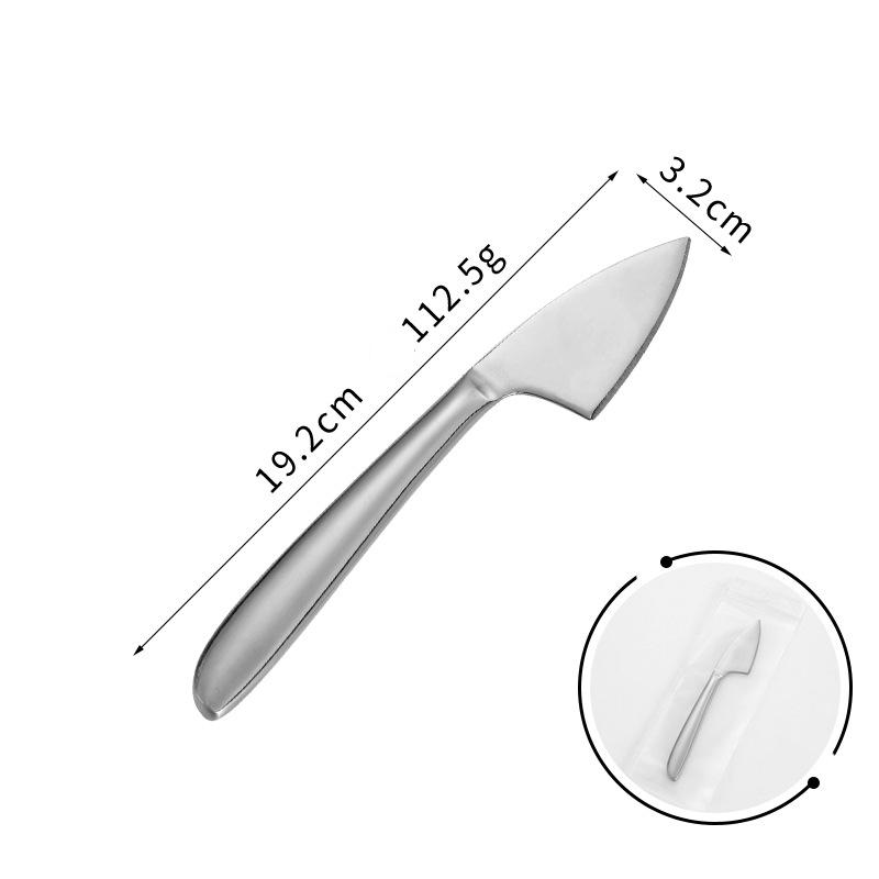 Western Bakery Bread and Butter Knife Stainless Steel Cheese Scraper Cheese Grater Knife Multifunctional Sharp Knife Butter Square Knife