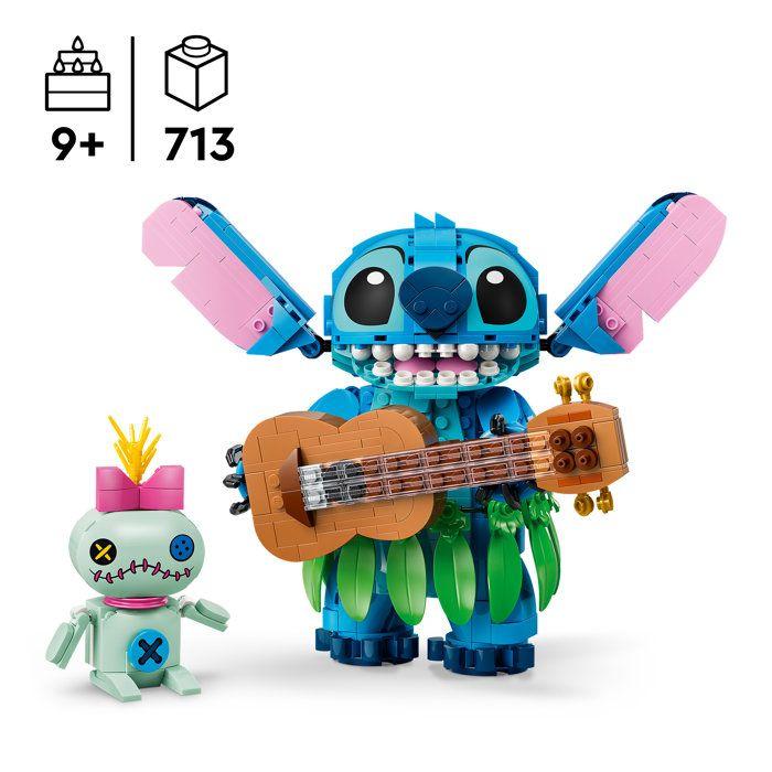 LEGO | Disney 43296 Stitch et Scrump - Jeu de Construction pour Fille ou Garçon des 9 ans