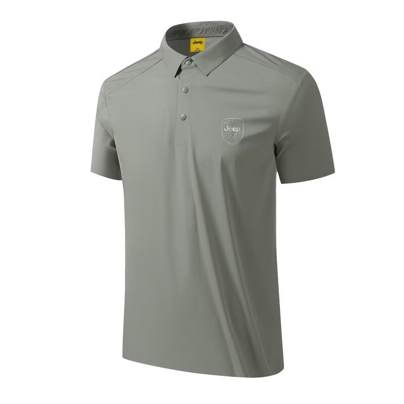 Jeep Men s Sun Protection Quick-Dry Polo Shirt M