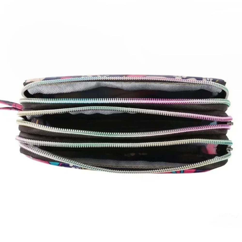 Women Short Wallet Small Fashion Luxury Brand Canvas Purse Ladies Card Bag For Women Clutch Female Purse Money Clip Wallet