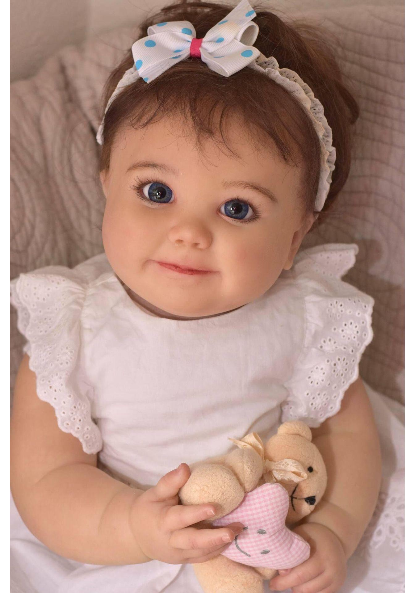 JUNE AWAKE 60cm Realistic Baby Girl Doll for Dropshipping 60cm