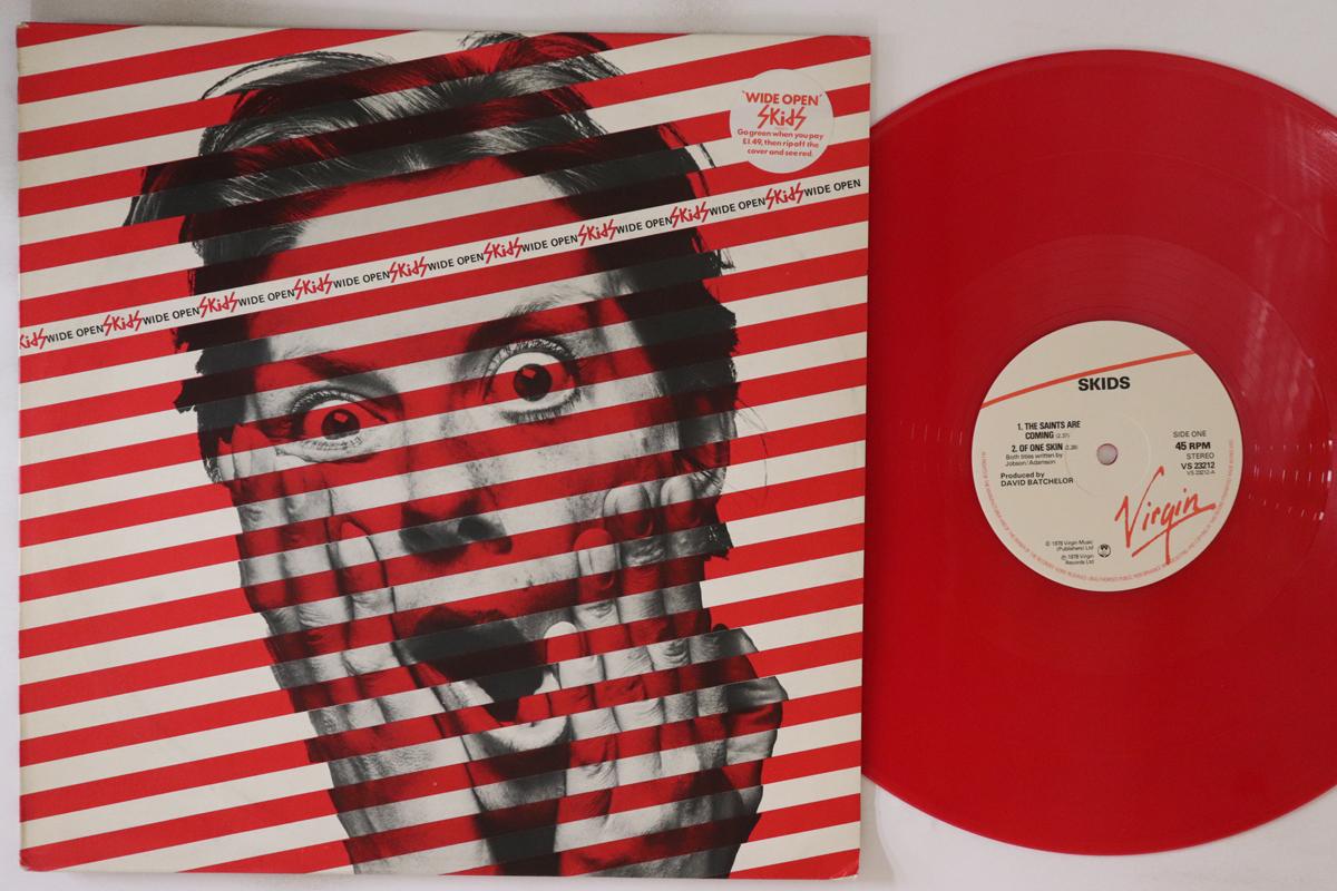 

12inch Record SKIDS - Wide Open VS23212 VIRGIN 1978 UK Rock Used