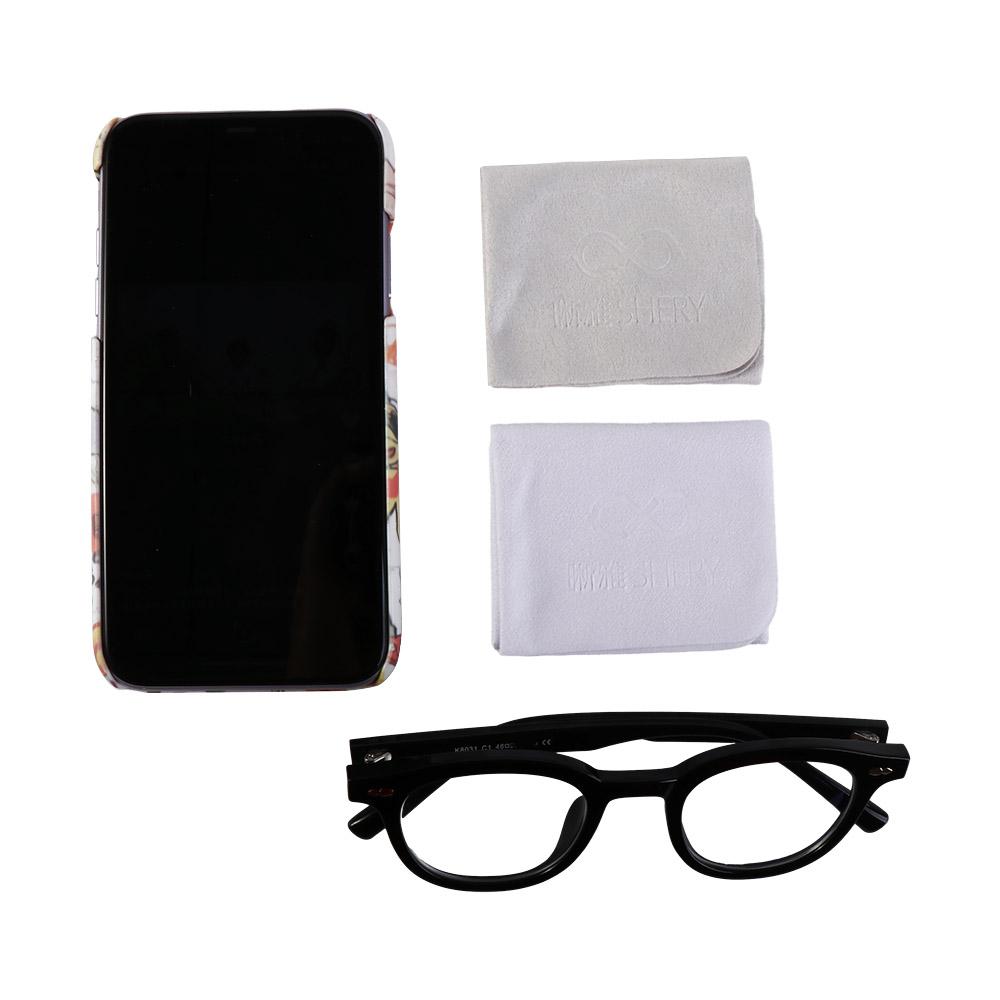 10Pcs Suede Glasses Cleaner Cloth Letter Sunglasses Cleaning Wipes Lens Cleaner Cloth  Computer