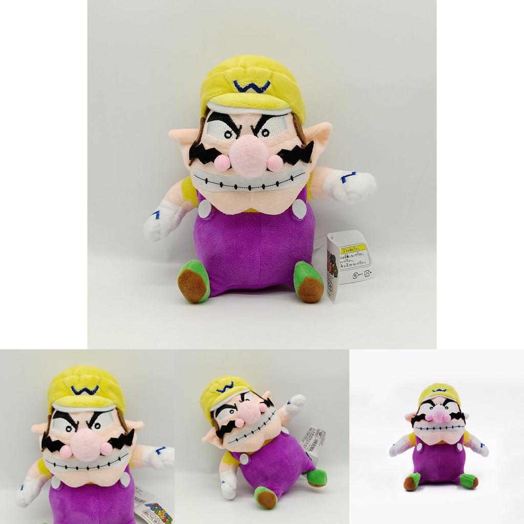 Rare Nintendo Super Mario Bros Plush Toy Wario 11 Inch Stuffed Animal Doll For Collectors
