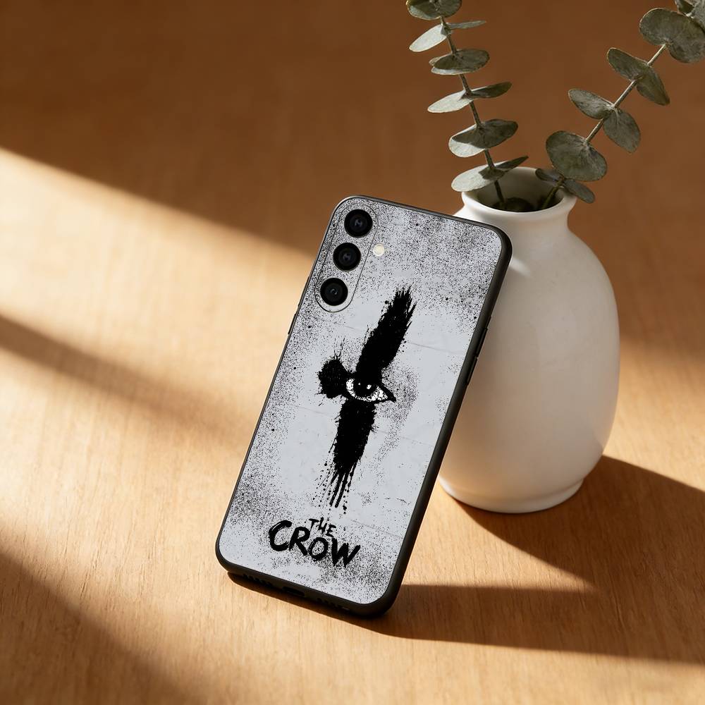 Thriller T-THE-C-CROWS Phone Case For Samsung Galaxy A20,21s,22,31,32,52,53,72,73,80,91 Soft Black Shell