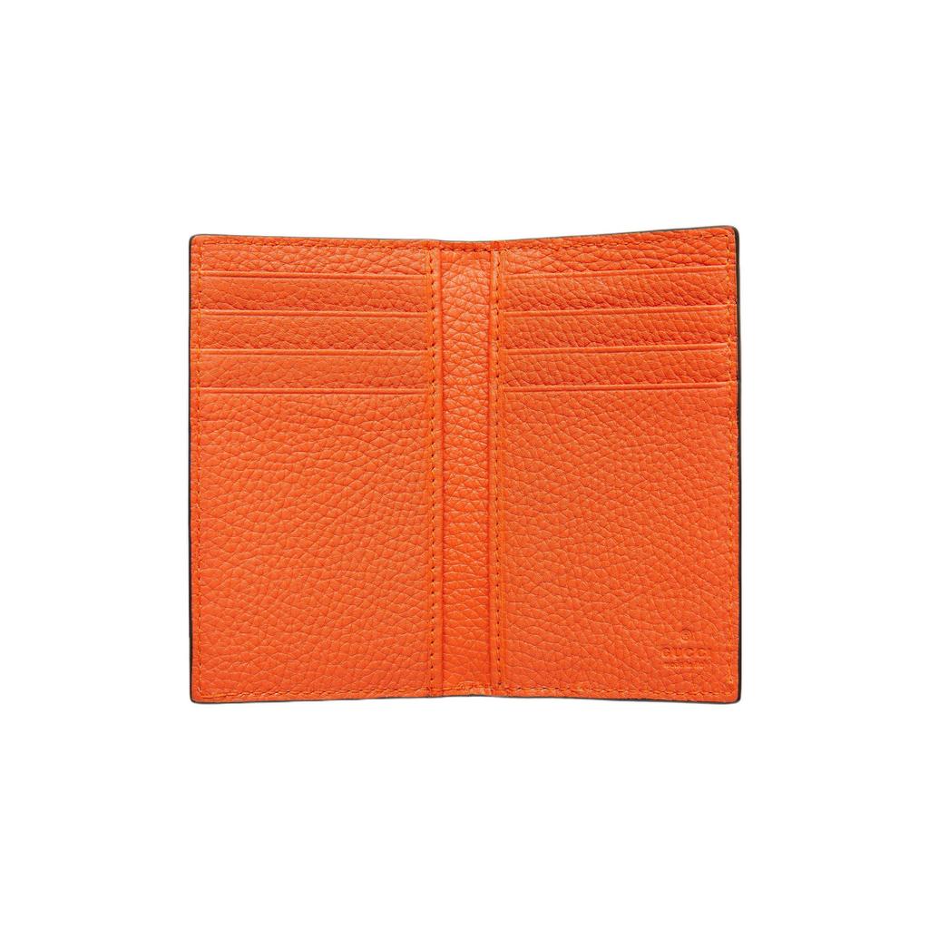 Gucci Card Holder GG Embossed Orange Leather 739478-AABY0-7505