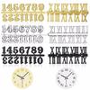 6Pieces DIY Plastic Roman Arabic Clock Number Kit Portable Indoor Office Replacement Repairing Watch Parts Accessories