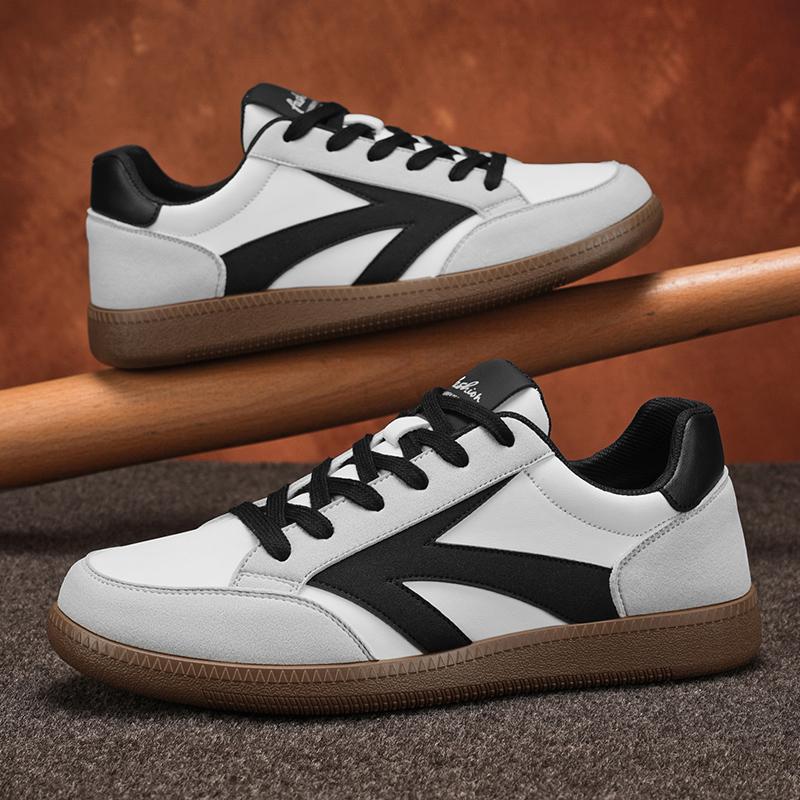 Men's Casual Shoes Tennis Trainers Running Sports Shoes Male Skate Sneakers Flats Versatile Simple Design Lace Up Sneakers 39-44