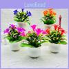 Artificial Lily Plant With Plastic Construction For Office Desk Decor And Home Interior
