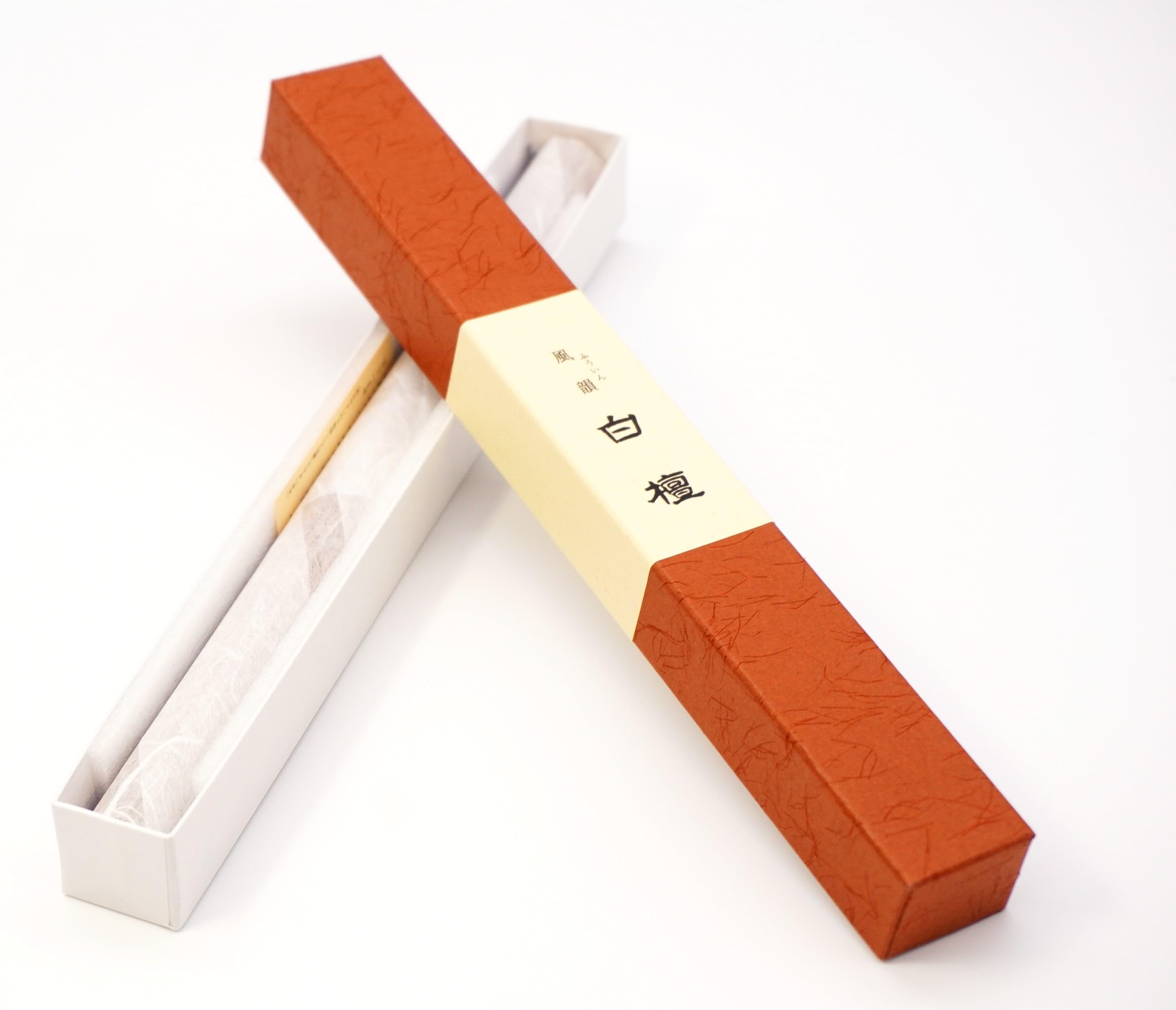 

[Fuyun Byakudan] 40g Sandalwood Scent, Premium Long Incense Sticks, 24.5cm, Made in Japan with Natural Fragrance. [Established in 1820 by Eirakuya]