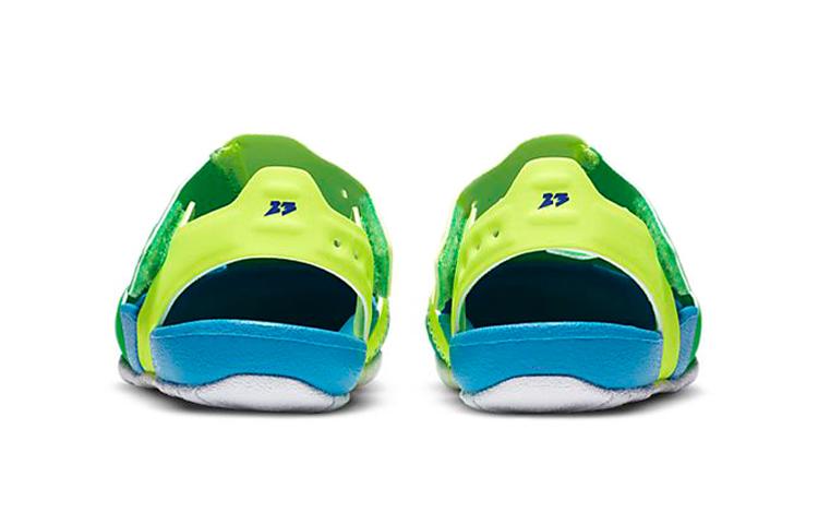 Jordan Flare Toddler Shoes Blue Green Infant And Toddler CI7850-300