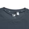 FILA Fitness Simple Sports Training Comfortable Versatile Breathable Knitted Short Sleeve T-Shirt Men tops Graphite-Gray A11M621109FDY