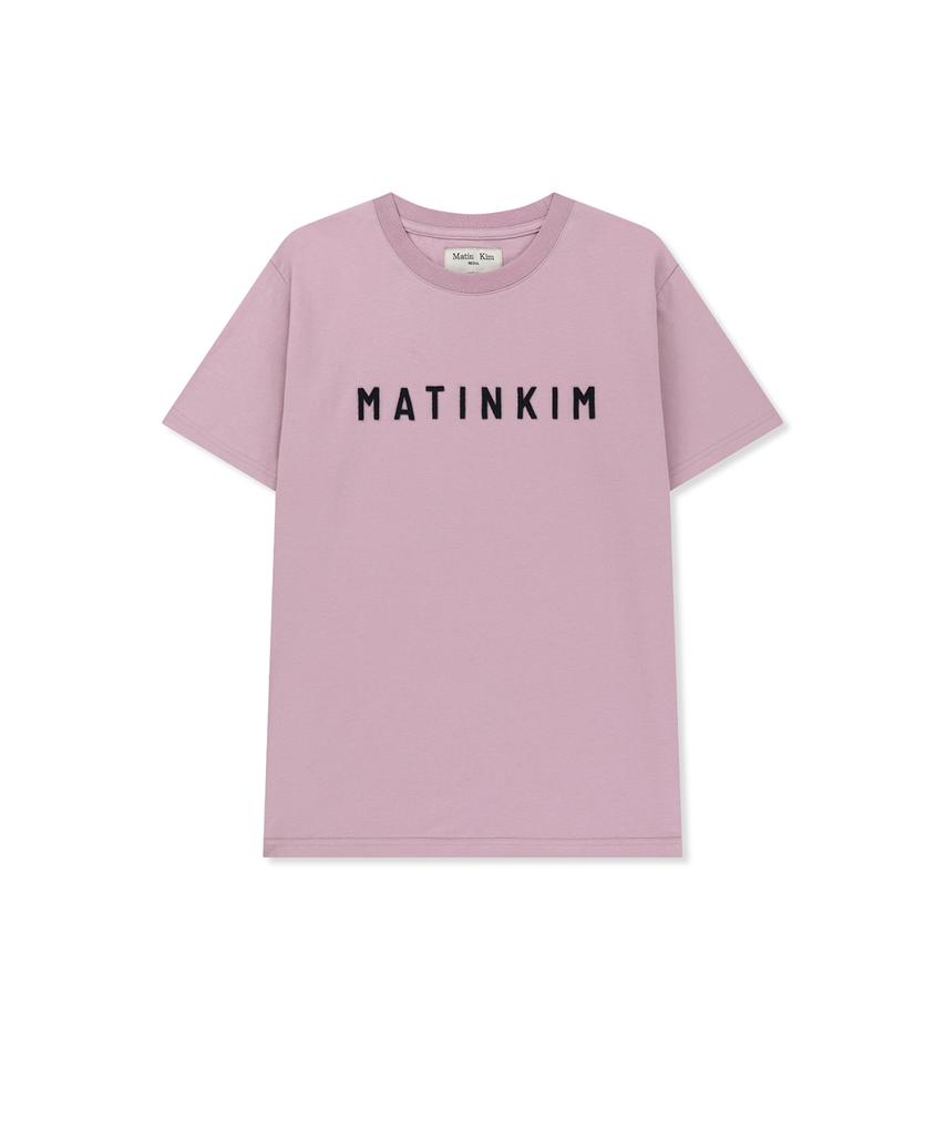 Mattengkim Applique Felt Logo Top In Pink