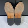 80s STACY ADAMS Vintage Wingtip Business Shoes Size 8.5D 25.5-26.5cm Black(USED)
