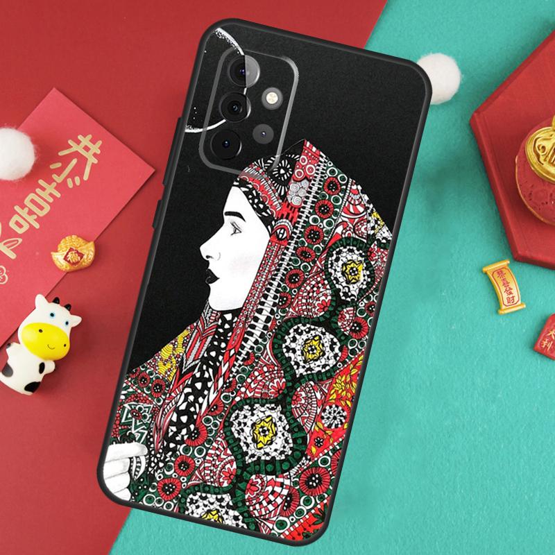

Muslim Islamic Arabic Hijab Girl Case For Samsung Galaxy A56 A36 A26 A16 A06 A13 A33 A53 A15 A35 A55 A34 A54 A12 A32 A52 A17 Samsung A25