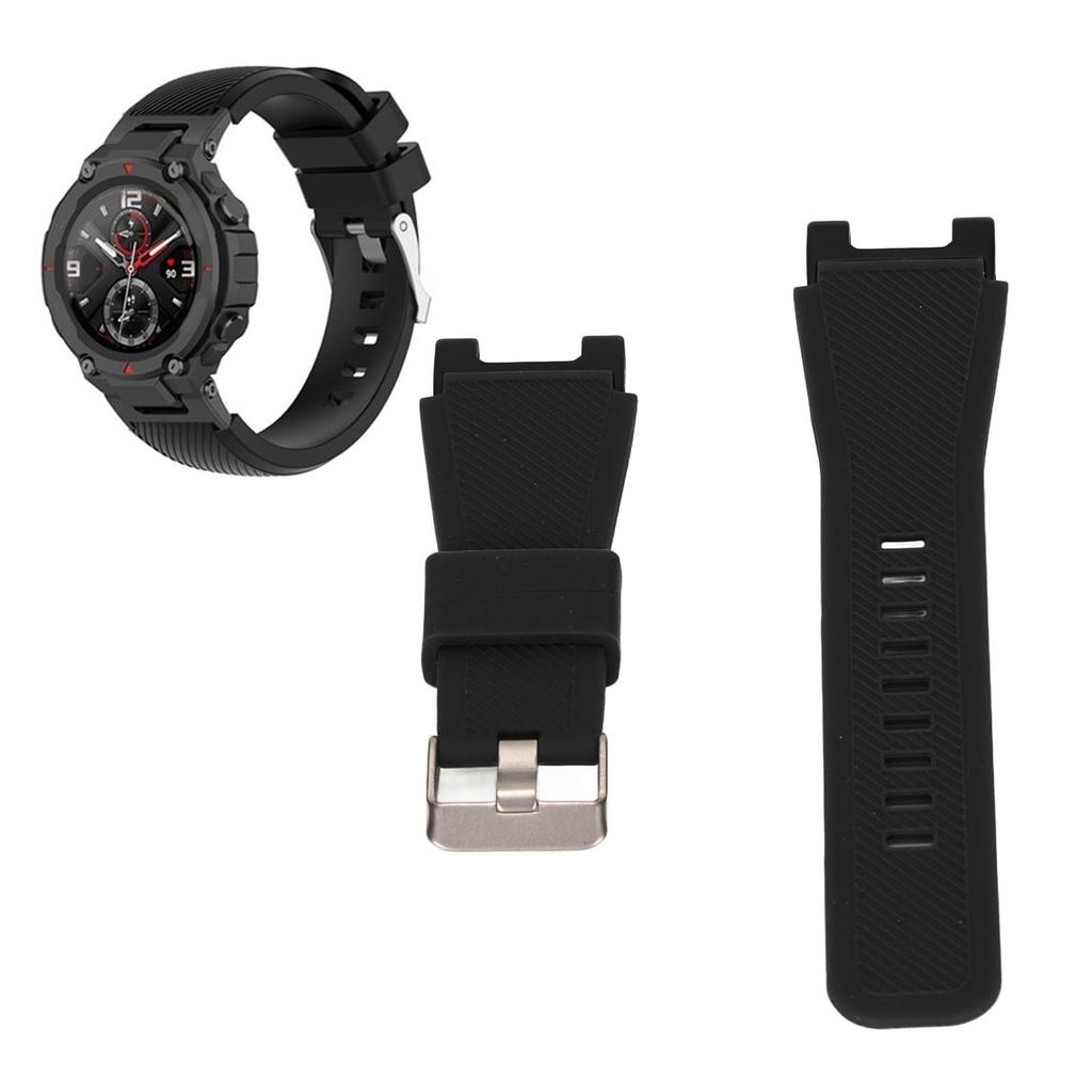 Silicone Soft Bracelet Belt Sport Watch Band Strap for Pro Smartwatch(Black )