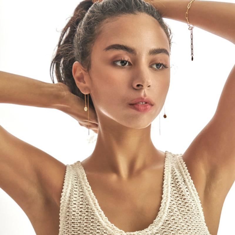 FITZGERALD LOVE Kulech Gold Drop Earrings
