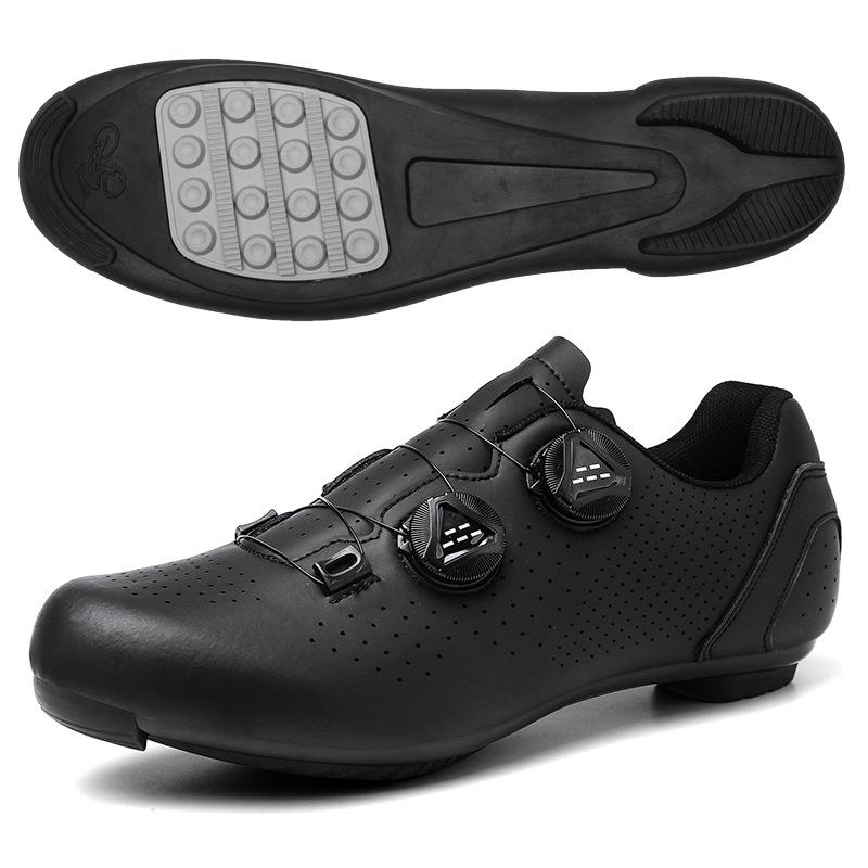 2022 Cross-Strap Lock Road Cycling Shoes with Hard Sole for Mountain Biking and Racing