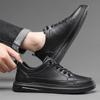 Mode Vintage Stil Herren Lederschuhe Bequeme Herren Freizeitschuhe Neues Design Herren Sneaker Atmungsaktive Freizeit Laufschuhe Trainer