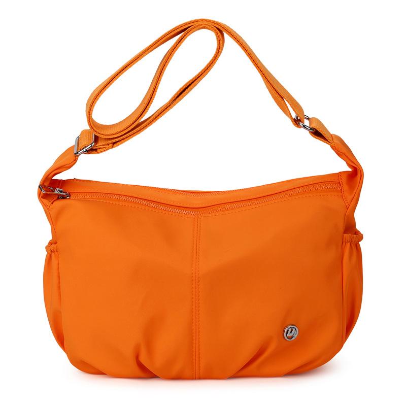 Bolsa Transversal Feminina Bolsa de Ombro Plissada para Exterior