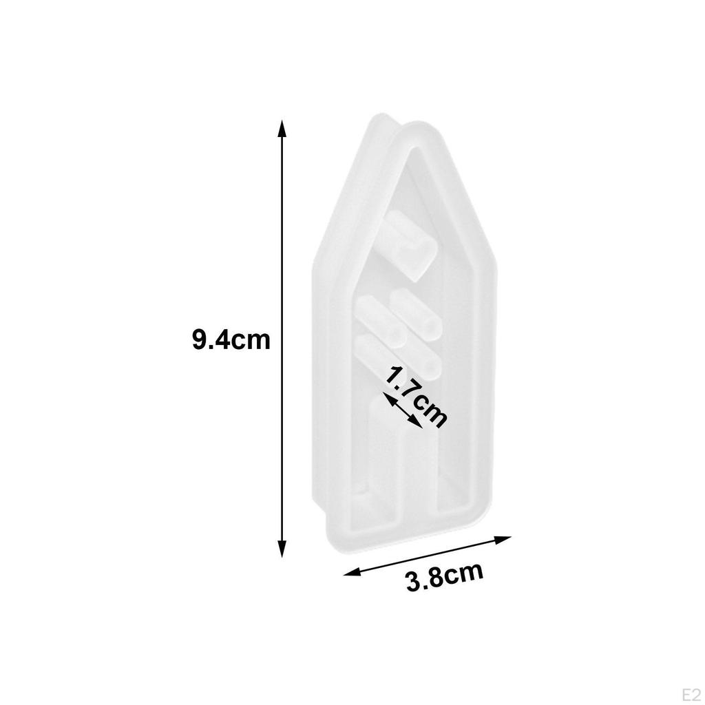 Heart House Silicone Model Candle Making Handmade DIY Soap Easter Epoxy Resin Casting