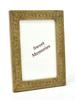Wooden Photo Frame with Metal Coating 13x18cm, Brass, Wooden Handicraft Photo Frame 5x7,