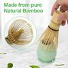 Matcha set tea ceremony 6 pieces tools bowlchasenchashakuchasen holderspoonstrainer preparing easy use beginners pouring bowl practice making latte