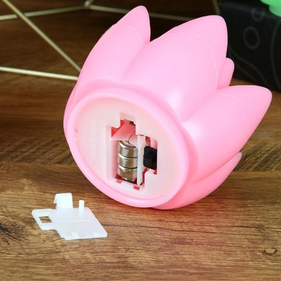 6 Pcs Diwali LED Lotus Candles Flameless Lotus Tea Light Battery Operated Flickering Buddhist Lamp for Home Desktop Centerpiece