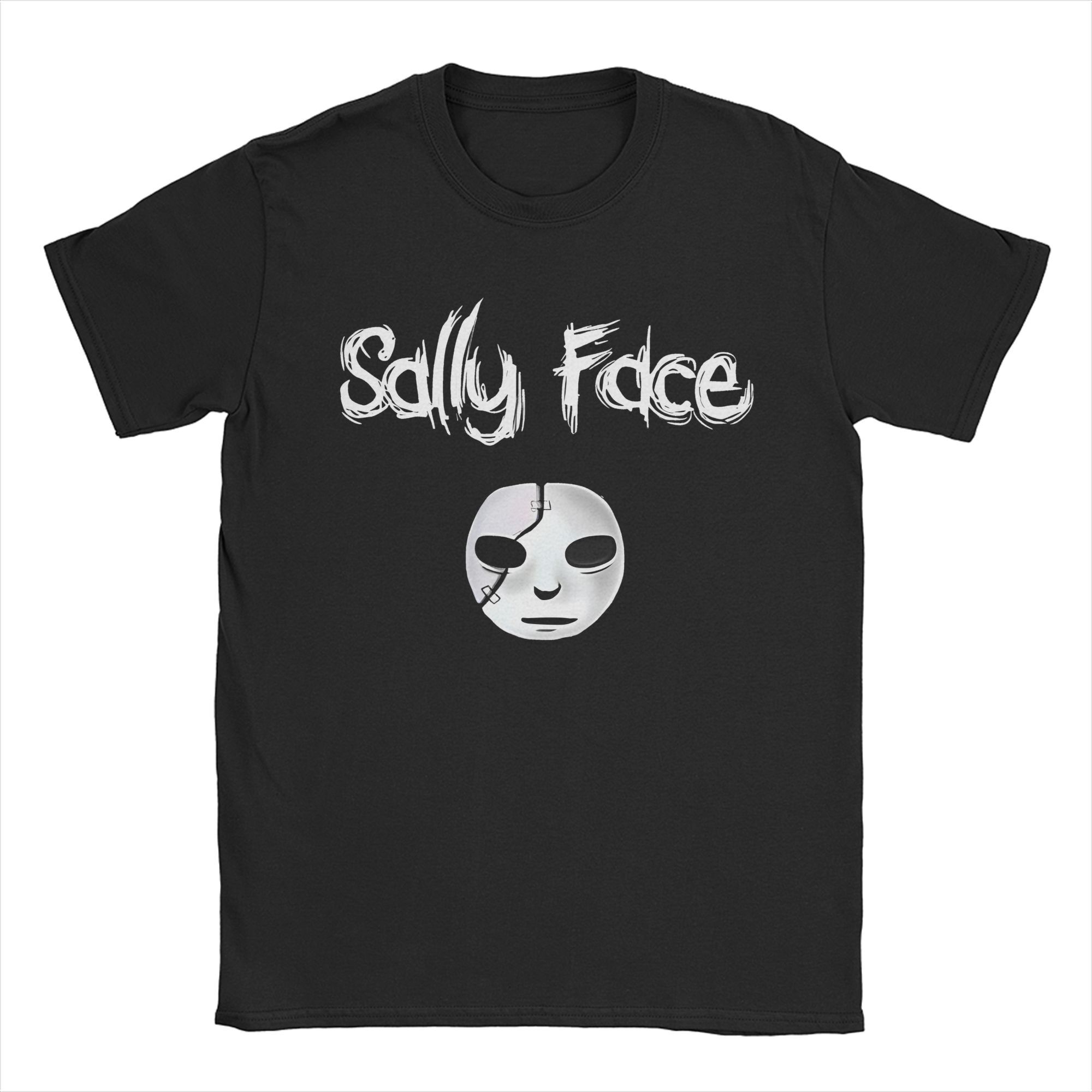 

Чоловічий Жіночий Нове Надходження Sally Face Гра Футболка Футболка Бавовна Футболки Одяг S чорний