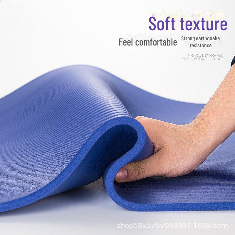 Extended Non-Slip Yoga Mat for Beginners - Thick and Wide for Home Fitness
