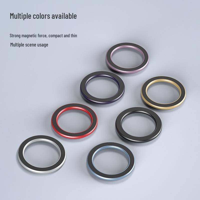 Magnetic Car Phone Holder with Wall Mount & Magsafe Ring