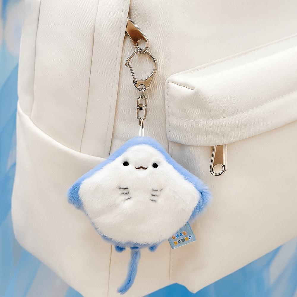 Small Turtle Ocean Animal Plush Keychain Soft Press Sound Pendant  Birthday Gift