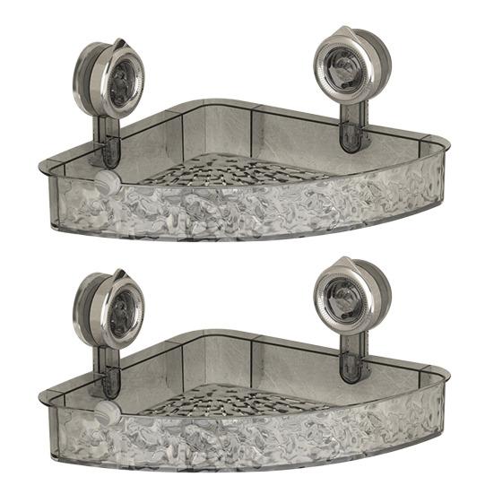 Rack Transparent Thick Triangular Rectangular Shape Punch-free Anti-slip Strong Suction Great Load