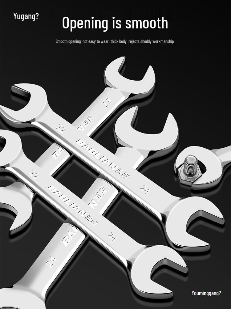 Doppelmaulschlüssel-Satz: 14-17mm, 10# 8-10mm Gabel- und Festkopfschlüssel