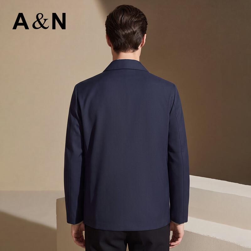 Antonio Men's Business Wool Jacket with Cashmere Lining