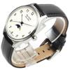 The STAC Made in Japan Domestic Watch 36mm Antique Retro Unisex Moon Phase Arabia x White Black [The Stack] Men's Women's ST-MF001