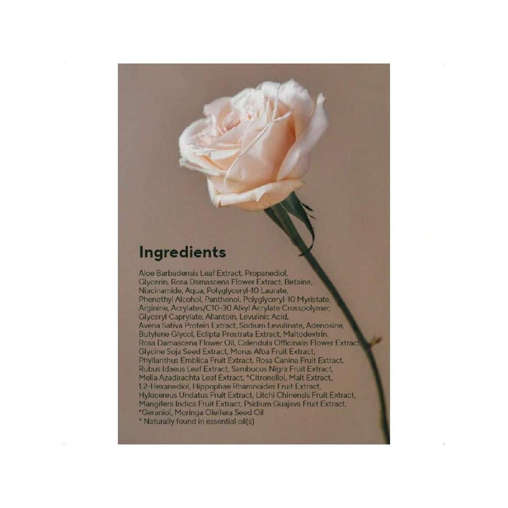 Aromatica Rewitalizujące Serum z Infuzją Róży 100ml Serum Odmładzająco-Nawilżające, Serum Dodające Witalności Dla Skóry Suchej | Z Wodą z Róży Damasceńskiej i Olejkiem Różanym