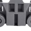 4PCS Dual Wheel Dishwasher Wheels Lower Rack ABS Dish Rack Wheels for W10195417 Kitchen Maintenance