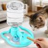 Automatic Cat Water Dispenser, Cat Water Feeder Stand Fits Standard Bottles, Filter-free Pet Drinking Station for Indoor Kitten Puppy